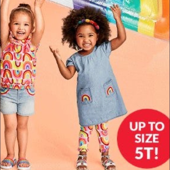 The Children's Place Other - Rainbow Dress & Leggings